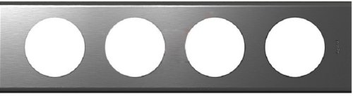 Рамка универсальная Legrand Celiane Corian 4-м. металл смальта металлик картинка